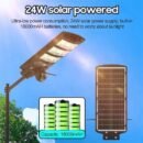 1080P 3MP 4G + WIFI Outdoor Solar LED Street Light with IP Camera